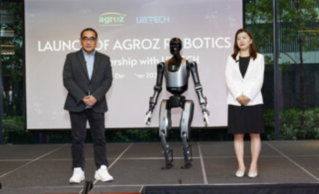SPONSORED! Agroz Inc. Announces Launch of Agroz Robotics with UBTECH to Integrate AI-Robotics...