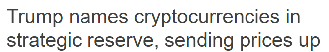 Trump’s Crypto