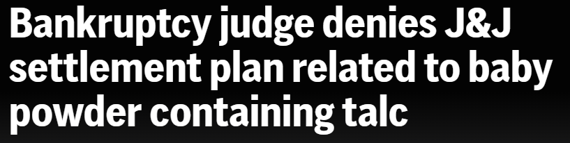 DEMOLISHES Johnson & Johnson