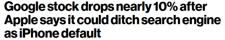 Apple’s Betrayal on Google