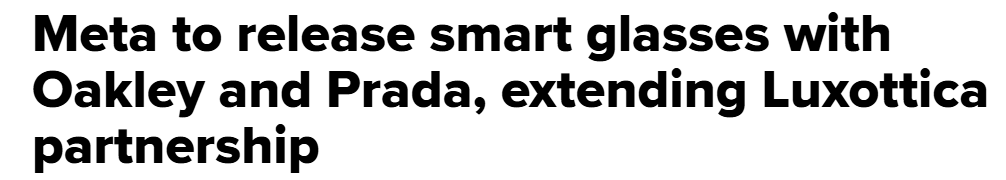 Meta’s Smart Glasses