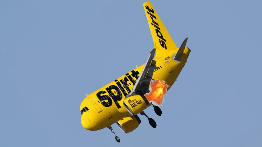 REKT: Spirit Airline Shares Plunge -90% YTD After Bankruptcy Considerations...