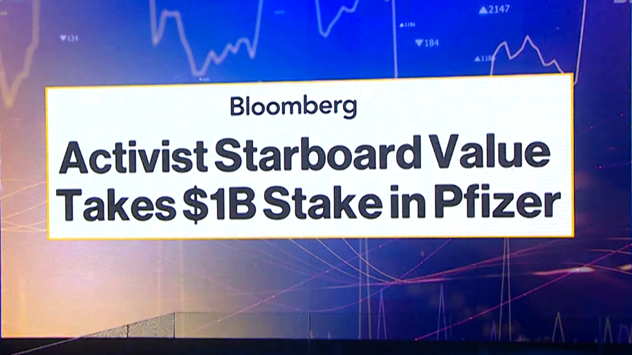 Pfizer in Deep Trouble as Activist Investor, Starboard, Snatches a $1 Billion Stake...
