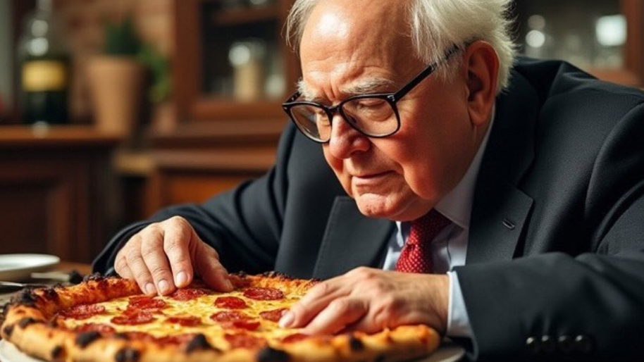 Warren Buffett Has a $549 Million Craving for Pizza and a Pool Party