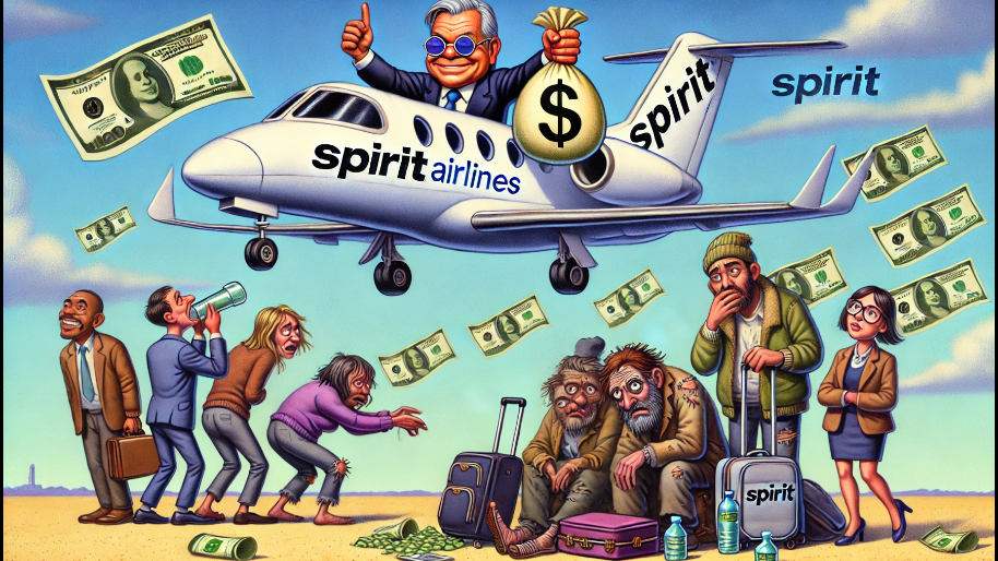 Spirit Airlines Gets a $3.8M Bonus After Filing Chapter 11 While Investors Are Left Grounded