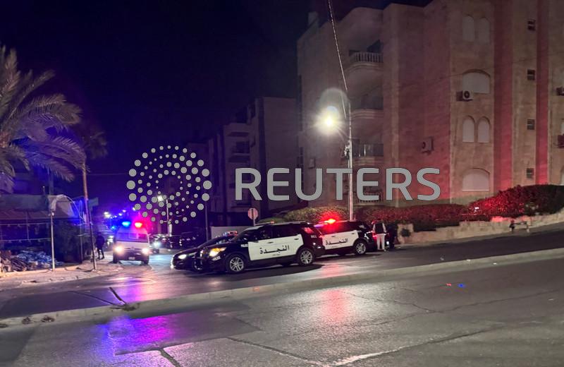 Gunman shot dead, 3 police injured in shooting near Israeli embassy in Jordan