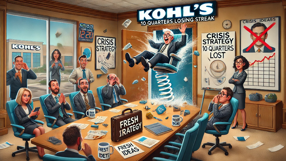 Kohl’s Desperately Appoints New CEO to End Losing Streak of 10 Straight Quarters