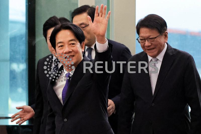 Taiwan is a force for global peace, president says as he leaves for Hawaii