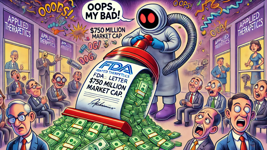 How One FDA Letter Caused $750 Million in Applied Therapeutics’ Market Cap to Disappear