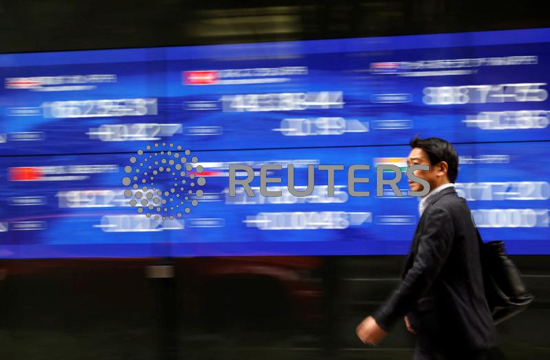 Asian stocks climb on Wall Street lead; yuan, euro sag