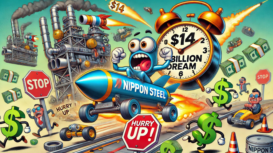 The Clock’s Ticking on Nippon Steel’s $14 Billion Dream… And Trump’s Holding the Timer