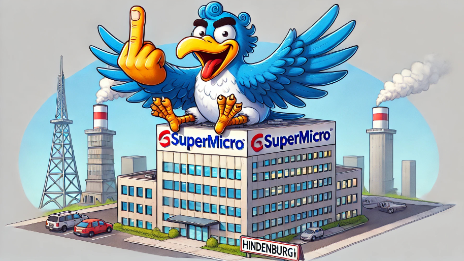 Super Micro Gives Hindenburg “The Bird” After Coming Clean