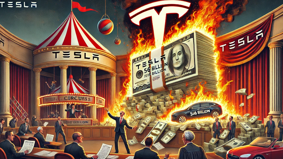 Elon Musk’s $56 Billion Payday Gets Torched Again as Tesla’s Legal Circus Rolls On...