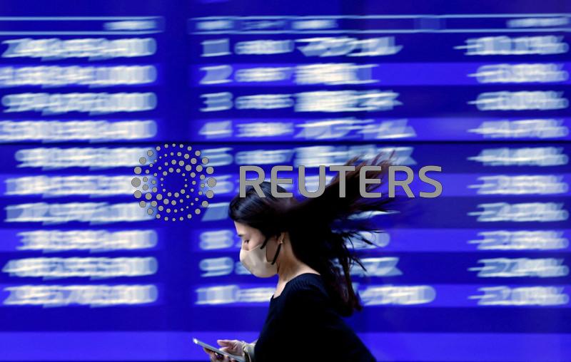 Asian stocks waver, rattled by South Korean political tremors