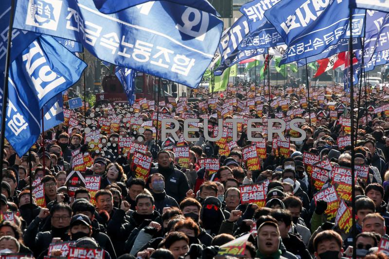 South Korean President Yoon vows to 'fight to the end' defying impeachment threat