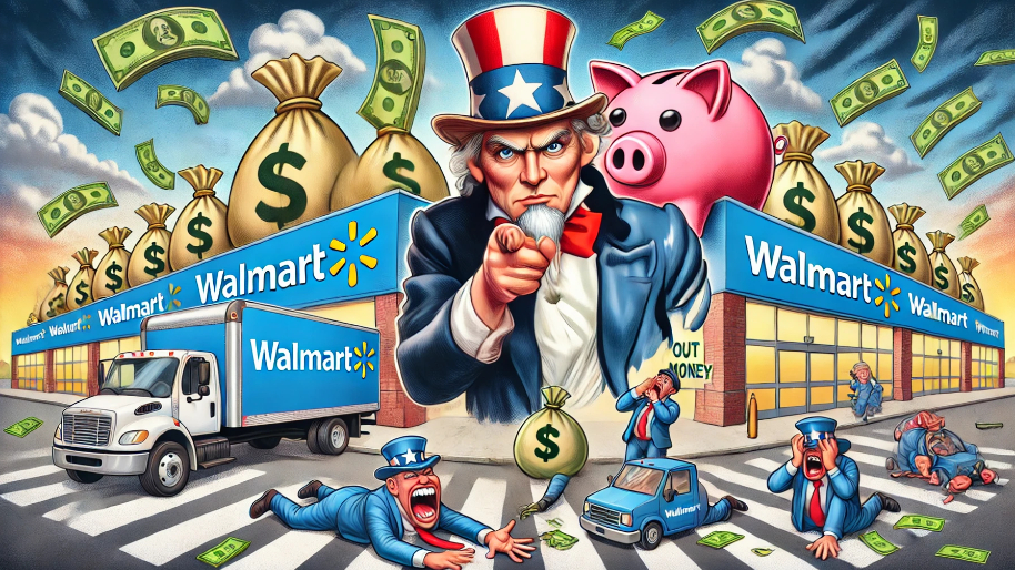 Uncle Sam Accuses Walmart of Stealing $10 Million from Delivery Drivers
