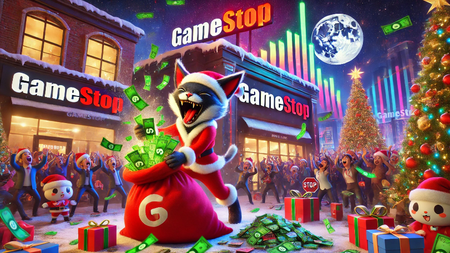 GameStop Defies All Logic Again After Roaring Kitty Plays Santa, Sending Shares Up 10%...
