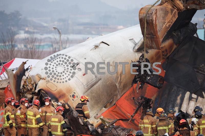 Fiery crash kills at least 174 in worst airline disaster in South Korea