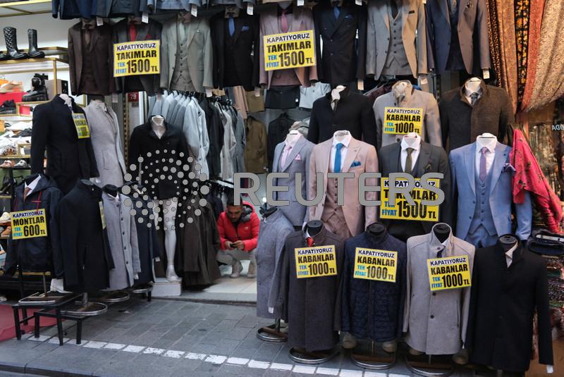 Turkish inflation falls more than expected to 44%