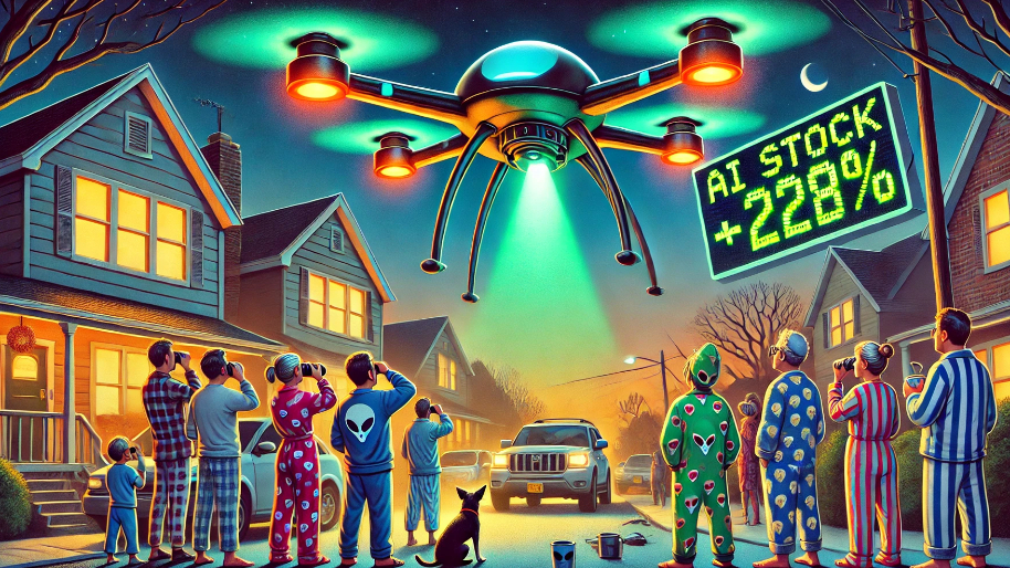 Mysterious NJ Drone Sighting Sends AI Stock Soaring 228%?