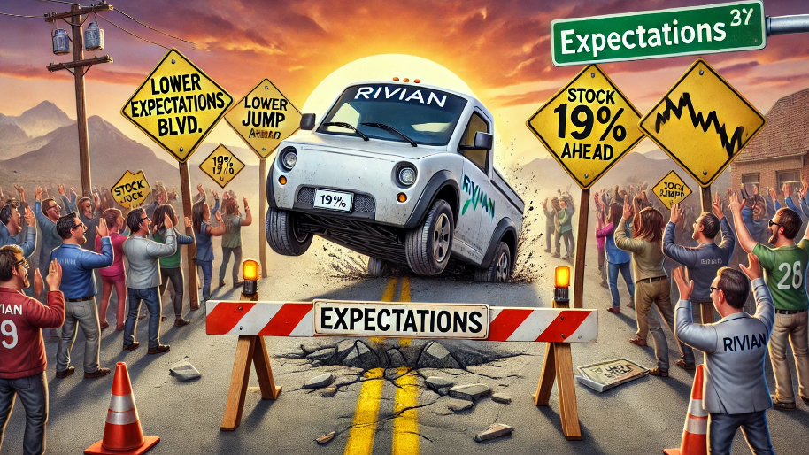 After a Nightmare Year, Rivian Lowered Their Expectations… And The Stock Jumped 19%