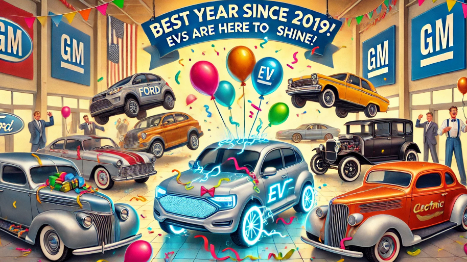 Ford and GM Just Had Their Best Sales Year Since 2019… And EV’s Are Finally Living Up to The Hype