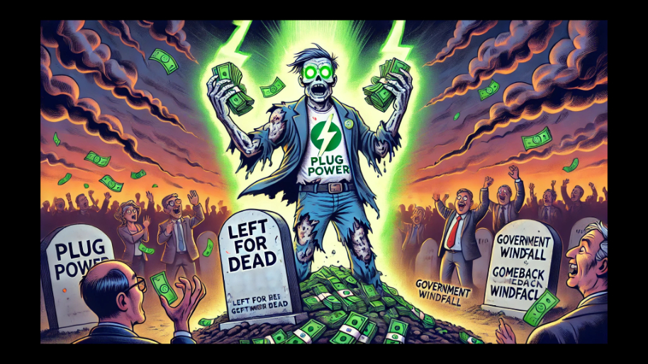 Left for Dead, Plug Power Stages Epic 20% Comeback After Government Cash Windfall