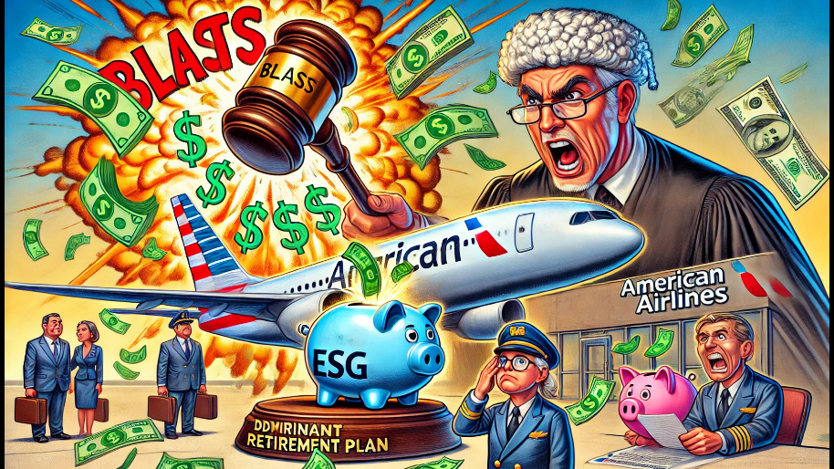 Federal Judge BLASTS American Airlines' "Woke" ESG Retirement Plan—Diminishing Returns for Employees