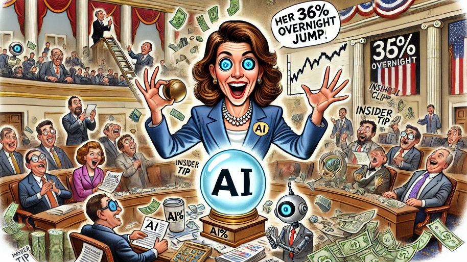 Nancy Pelosi’s AI Stock Pick Jumps 36% Overnight… But Are Her Long-Term Options the Real Clue?