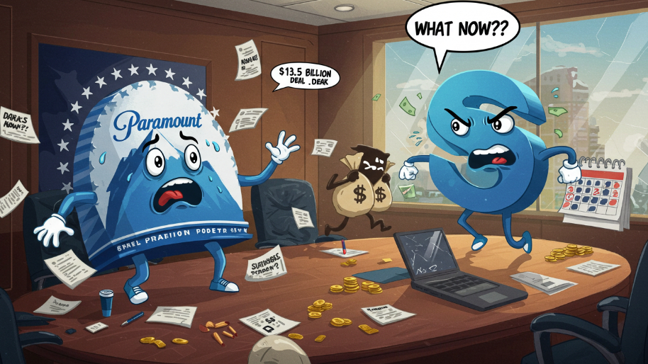 Chaos Engulfs Paramount As Dark Horse Bidder Drops Last-Minute $13.5 Billion Deal–Skydance Screwed?