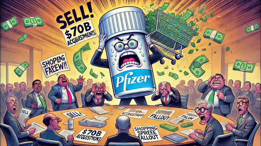 Pfizer BARELY Avoids Bloody Boardroom Battle After $70 Billion Shopping Spree From Hell