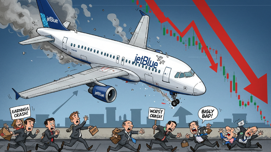 JetBlue's Stock Just Had Its Worst Day In 20 Years After Disastrous Earnings Outlook–Bigly Bad