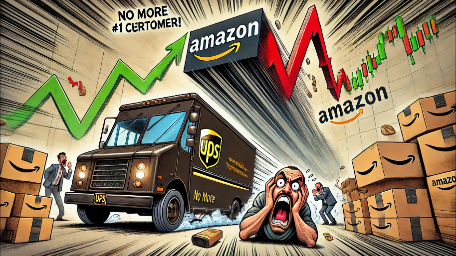 UPS Shares Plunge 14% As Company Goes Full Savage Cutting Ties With Amazon (Their #1 Customer?!)