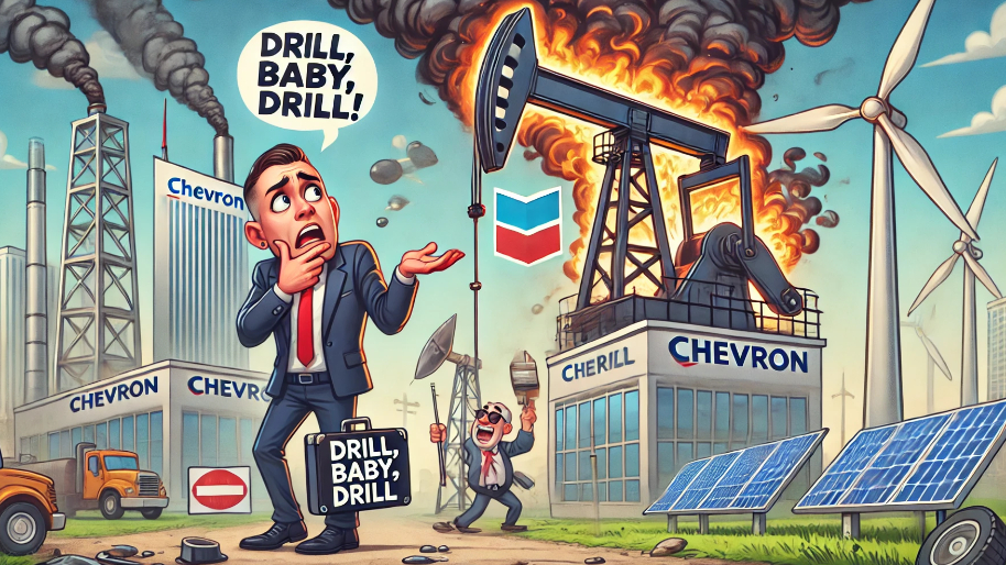 Chevron Just Got Smoked… What Happened to “Drill, Baby, Drill”?