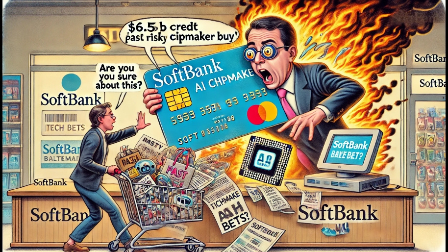 SoftBank's Back On Its Reckless Shopping Spree Snapping Up This AI Chipmaker For $6.5 Billion...