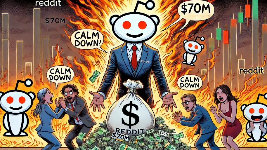 Reddit Stock Burns Down… CEO Says “Calm Down”... Then Dumps $70M and Leaves You Holding the Bag