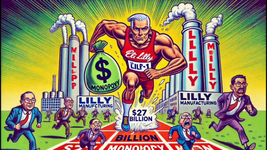 Eli Lilly Goes Full-Send on GLP-1 Monopoly with New $27 Billion Manufacturing Investment...