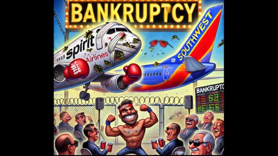 Spirit Chooses Violence as It Exits Bankruptcy and Looks to Throw Hands with Southwest—Delusional?