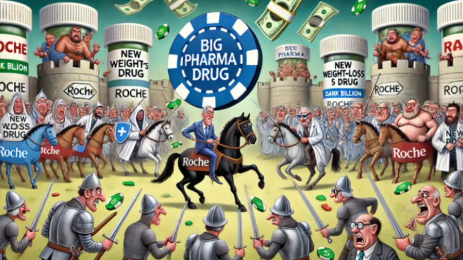 Big Pharma’s Weight-Loss War Is Getting Messier… As Roche Gambles $5.3 Billion on a Dark Horse