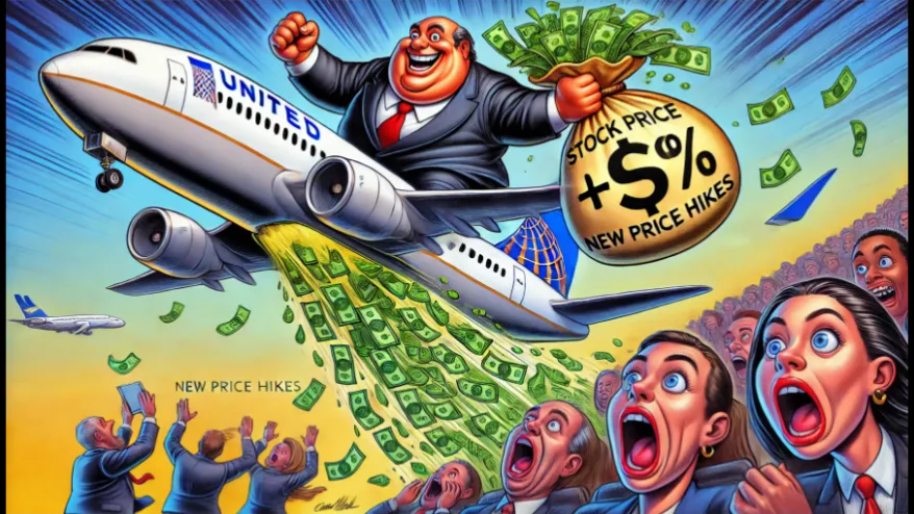 United Surges 6% As Management Unleashes New Price Hikes to Squeeze Customers Dry…