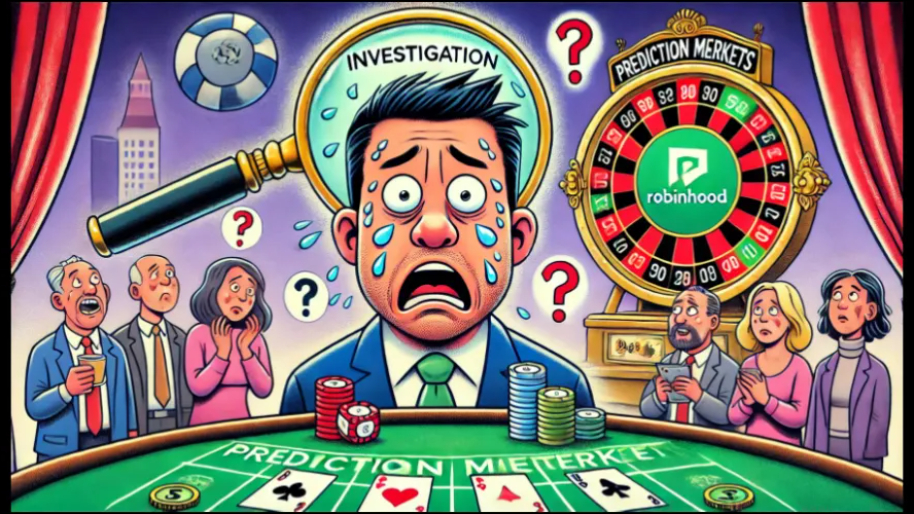 Robinhood Gets Probed Over Prediction Markets Disguised as “Gambling Traps”...