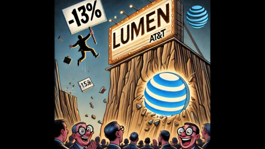 Lumen PLUMMET 13% After AT&T’s Laughable $5.5 Billion Buyout Bid…