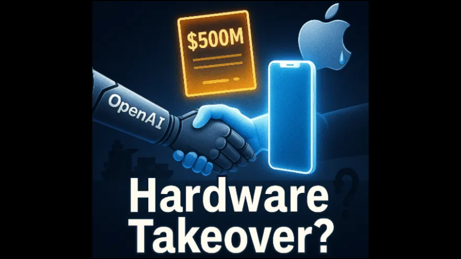 OpenAI Swoons iPhone Creator in $500 Million Hardware Takeover—Apple Sheds Tears…