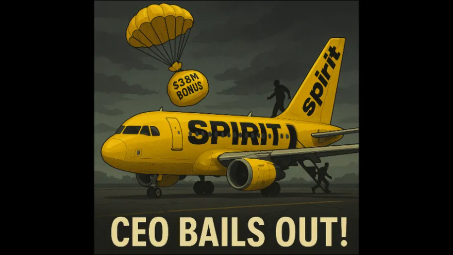 Spirit CEO Abandons Company Right Before His $3.8 Million Bonus… WHY?!