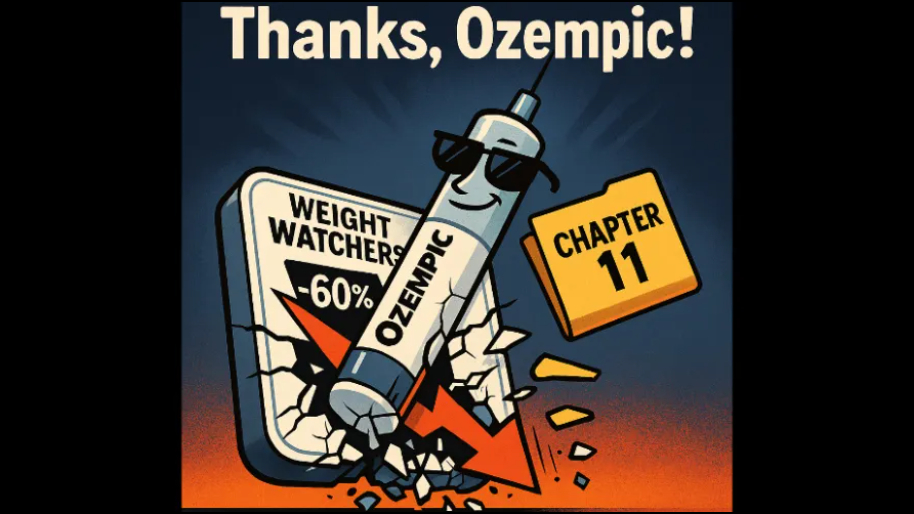 Weight Watchers CRASHES -60% After Considering Chapter 11 Options—Thanks, Ozempic…