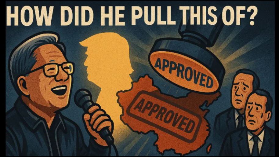 Jensen Huang Serenades Trump, Receives China Clearance---How?!