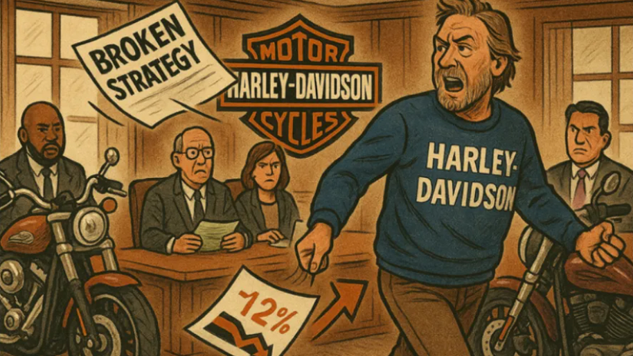 Harley’s Stock Is Down 36% in 6 Months. This Resignation Letter Might Explain Why