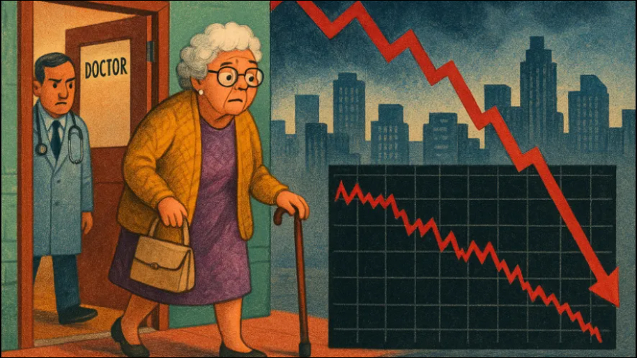 The Final Tally: Grandma Went to the Doctor and Tanked the Dow 473 Points… “Jerome, You’re FIRED!”