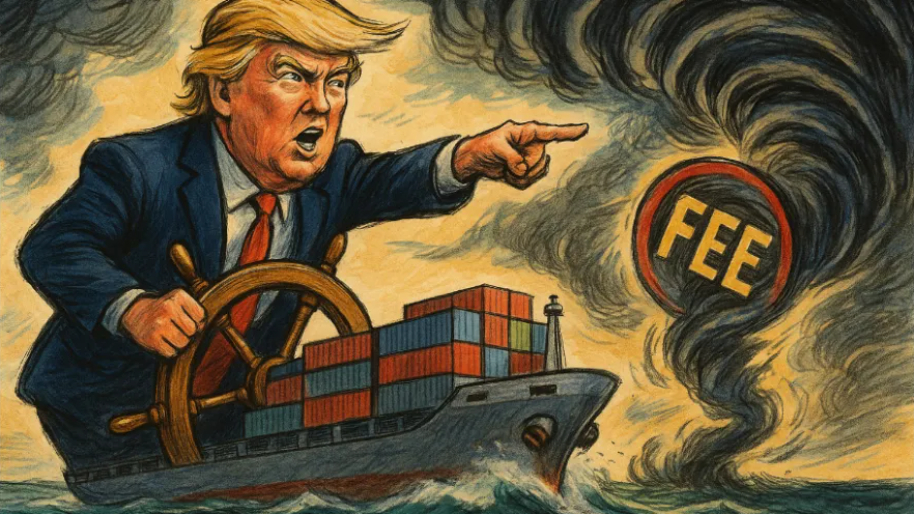 Trump Grabs the Wheel of Global Shipping… And Steers Straight Into a Fee Storm