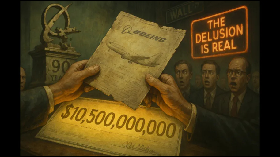 Boeing Just Pawned Off Its 90 Year Old Crown Jewel for $10.5bln—The Delusion is Real…